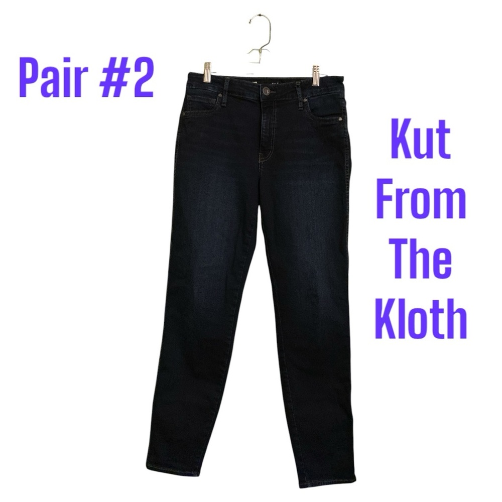 2 Pair of Kut From The Kloth Jeans - Picture 4 of 4